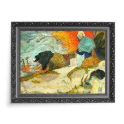 Paul Gauguin Praczki w Arles 70×50