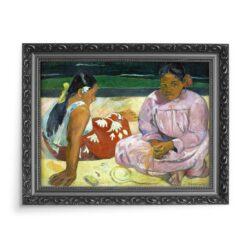 Paul Gauguin Tahitańskie kobiety na plaży 70×50