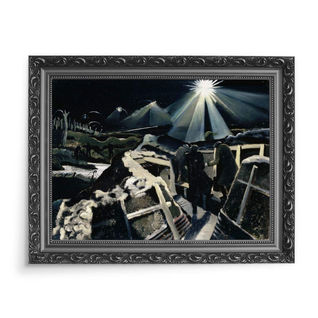 Paul Nash Cicha noc w Ypres 70x50