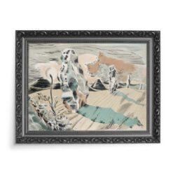 Paul Nash Krajobraz z megalitami 70×50