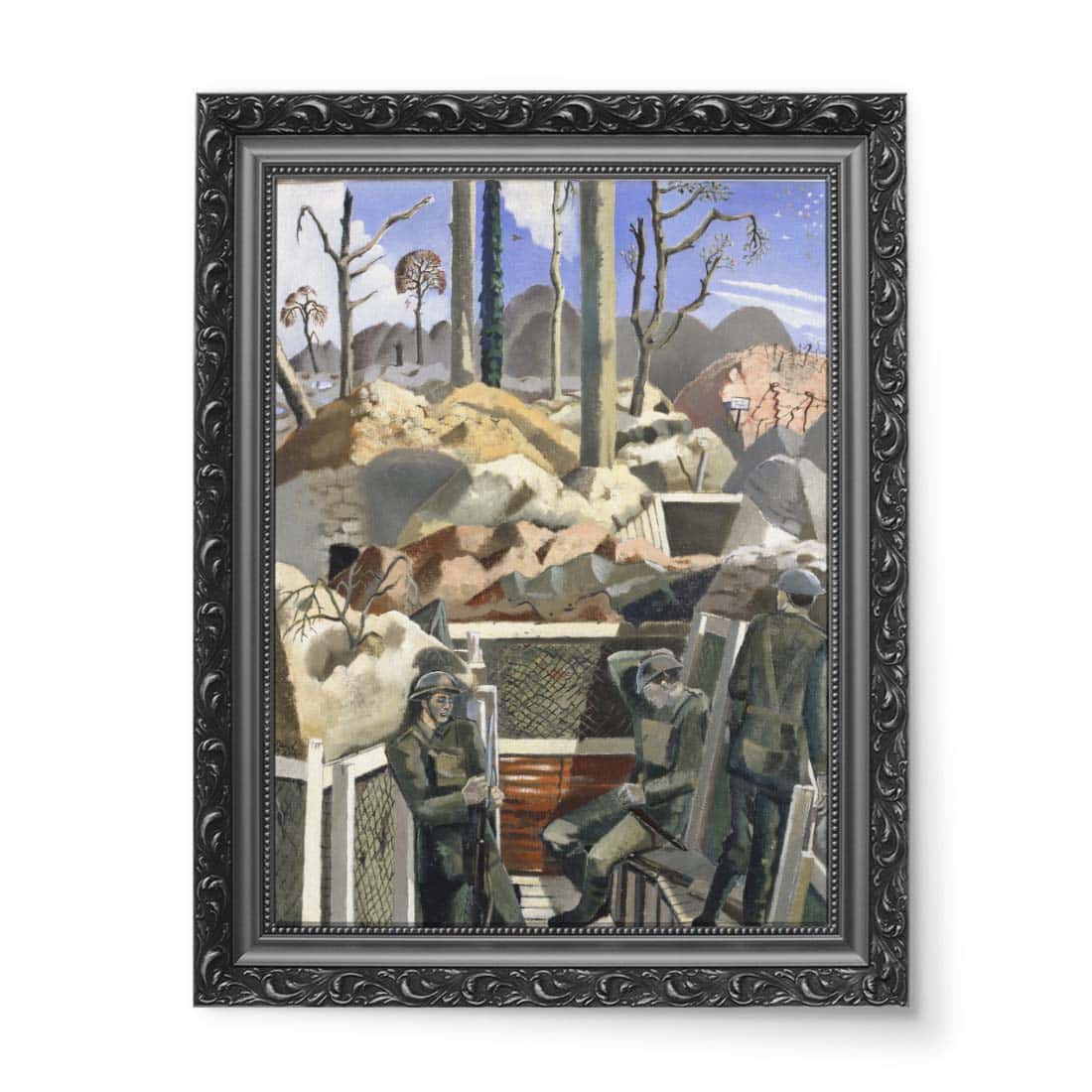 Paul Nash Wiosna w okopach 2 wydruk na płótnie 50x70