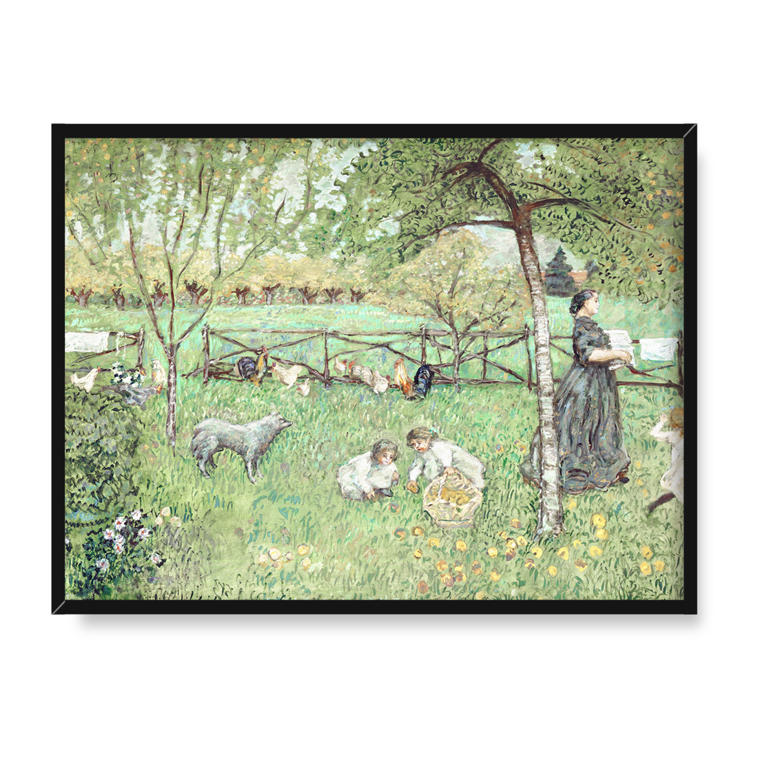 Pierre Bonnard Duży ogród 40x30