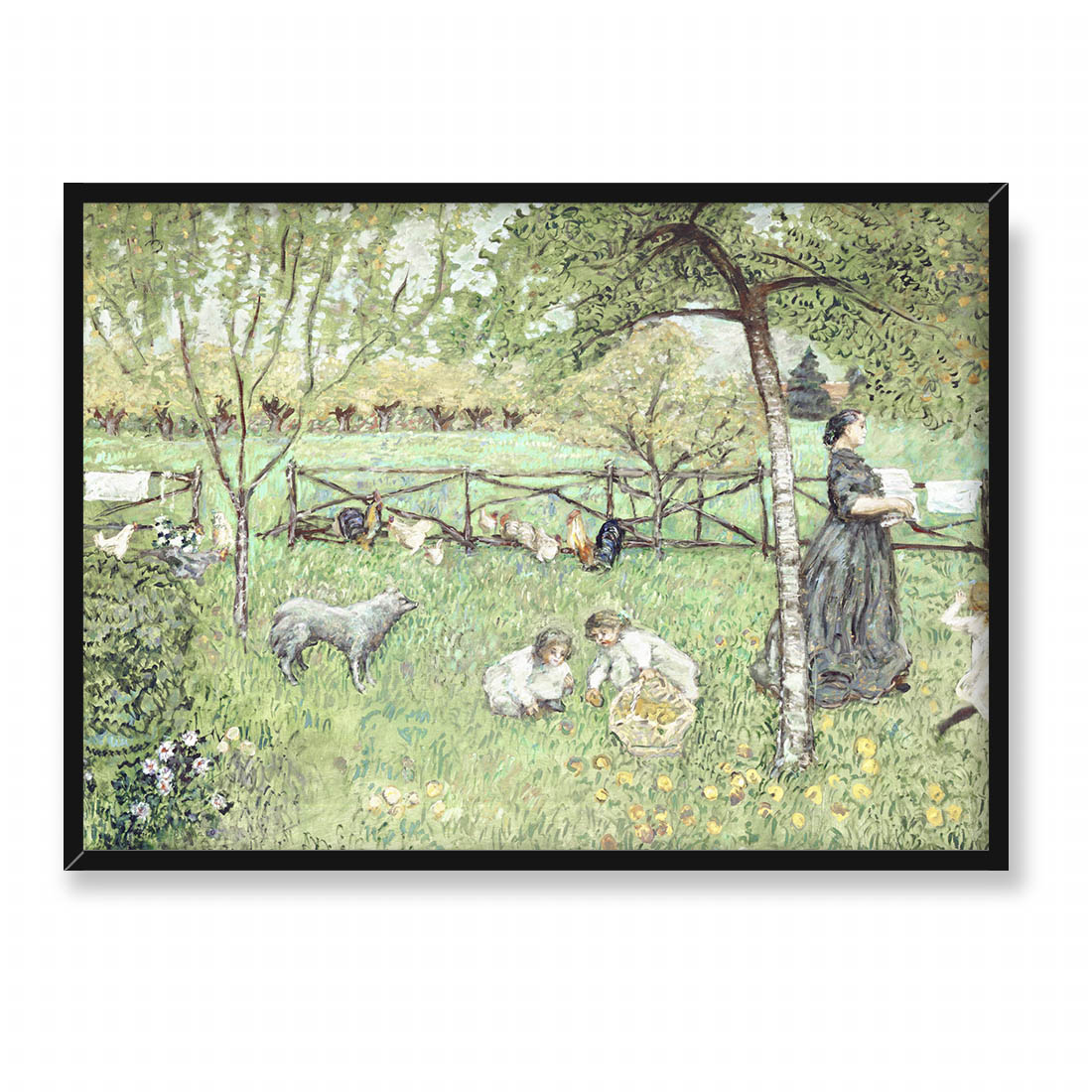 Pierre Bonnard Duży ogród 70x50