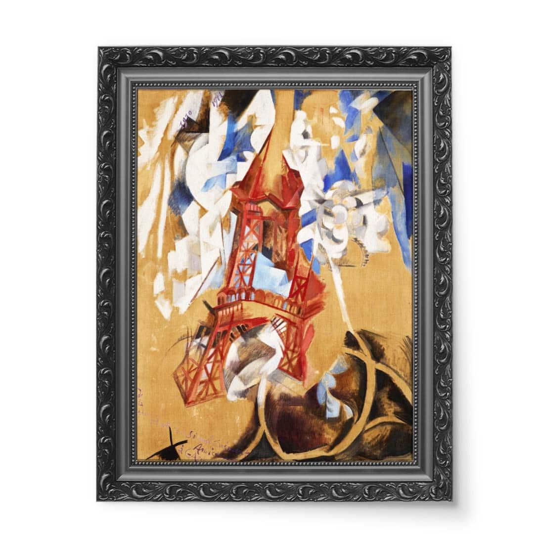 Robert Delaunay Wieża Eiffla 2 wydruk na płótnie 50x70