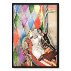 Sigrid Hjerten Arlekin 50×70