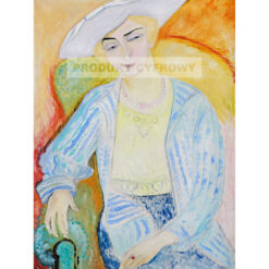 Sigrid Hjerten Biały kapelusz — produkt cyfrowy do pobrania