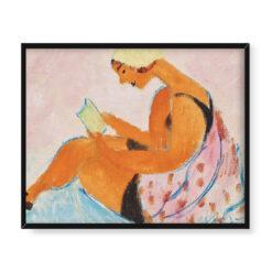 Sigrid Hjerten Czytająca dziewczyna 50×40