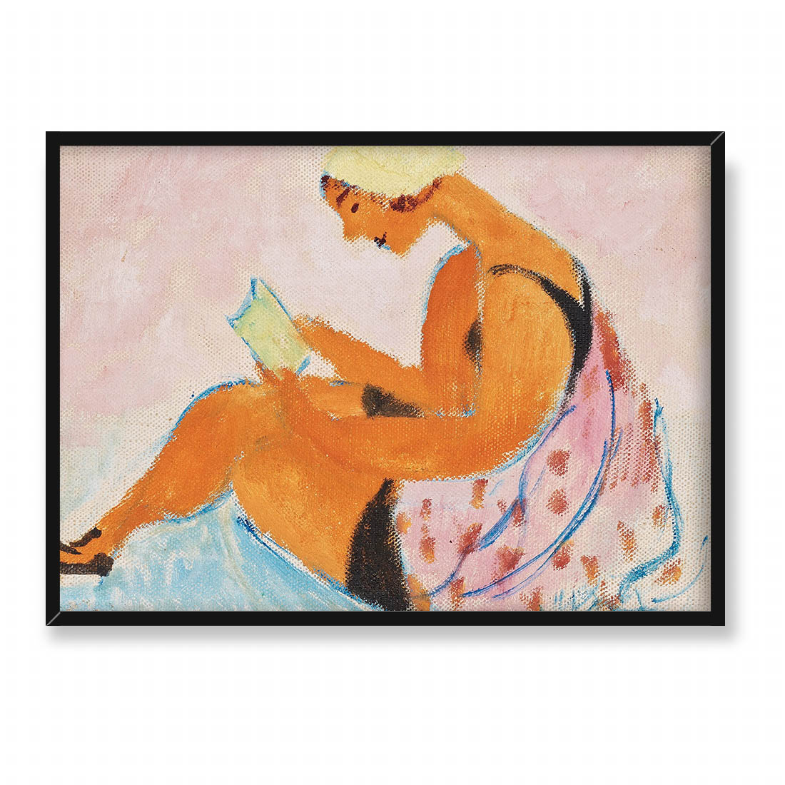 Sigrid Hjerten Czytająca dziewczyna 70x50