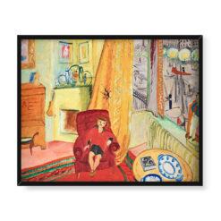 Sigrid Hjerten Ivan w fotelu 50×40