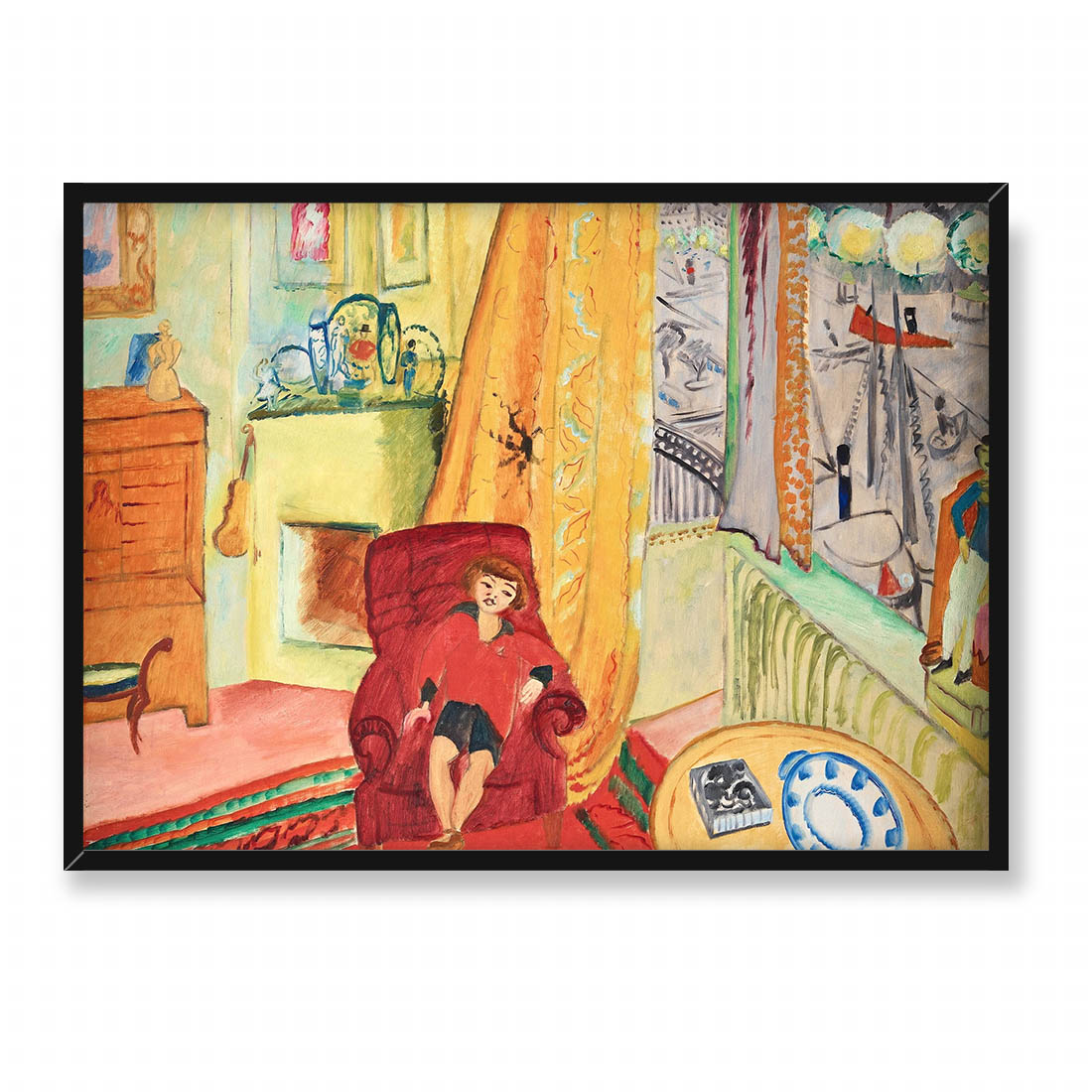 Sigrid Hjerten Ivan w fotelu 70x50