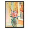Sigrid Hjerten Martwa natura z kwiatami i widokiem z okna 50×70 Sigrid Hjerten Martwa natura z kwiatami i widokiem z okna 50×70