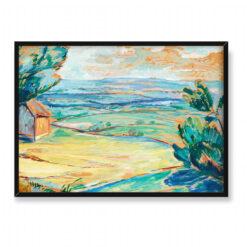 Sigrid Hjerten Motyw pejzażowy z wybrzeża 70×50
