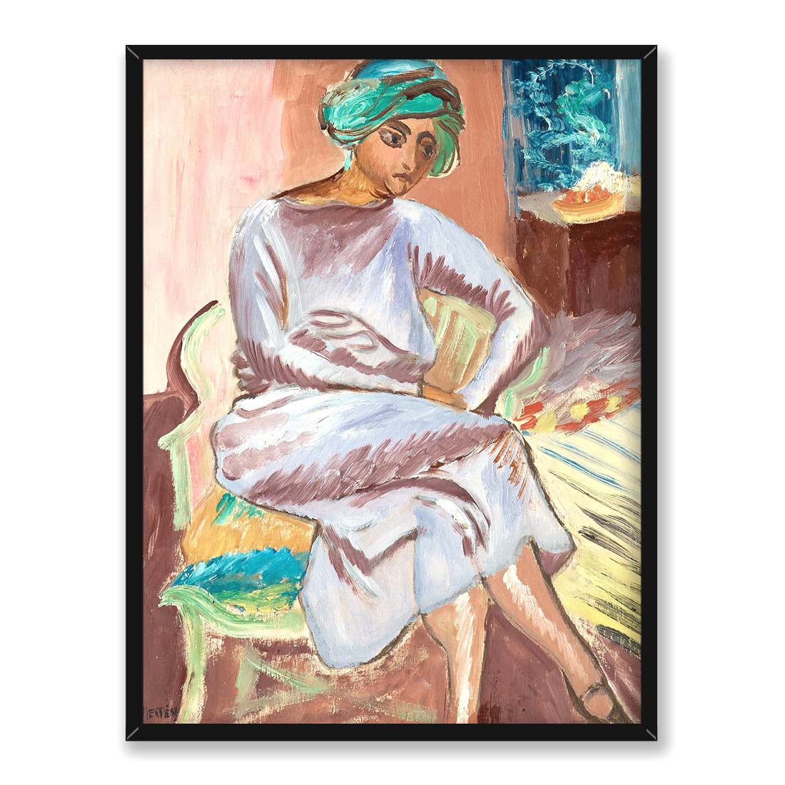 Sigrid Hjerten Mulatka w turbanie 30x40