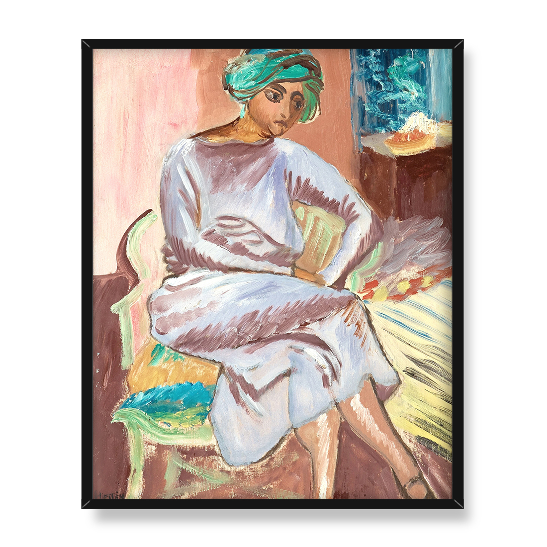 Sigrid Hjerten Mulatka w turbanie 40x50