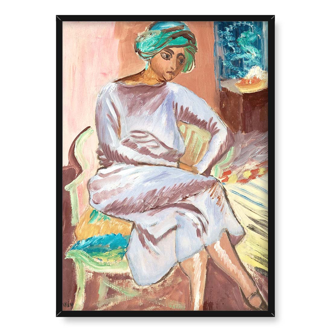 Sigrid Hjerten Mulatka w turbanie 50x70