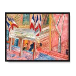 Sigrid Hjerten Na rynku w Cassis 30×40