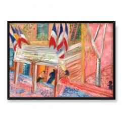 Sigrid Hjerten Na rynku w Cassis 70×50