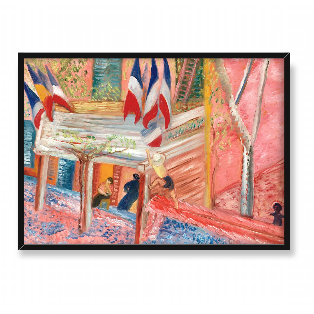 Sigrid Hjerten Na rynku w Cassis 70x50