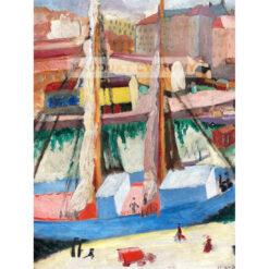 Sigrid Hjerten Niebieski statek — produkt cyfrowy do pobrania