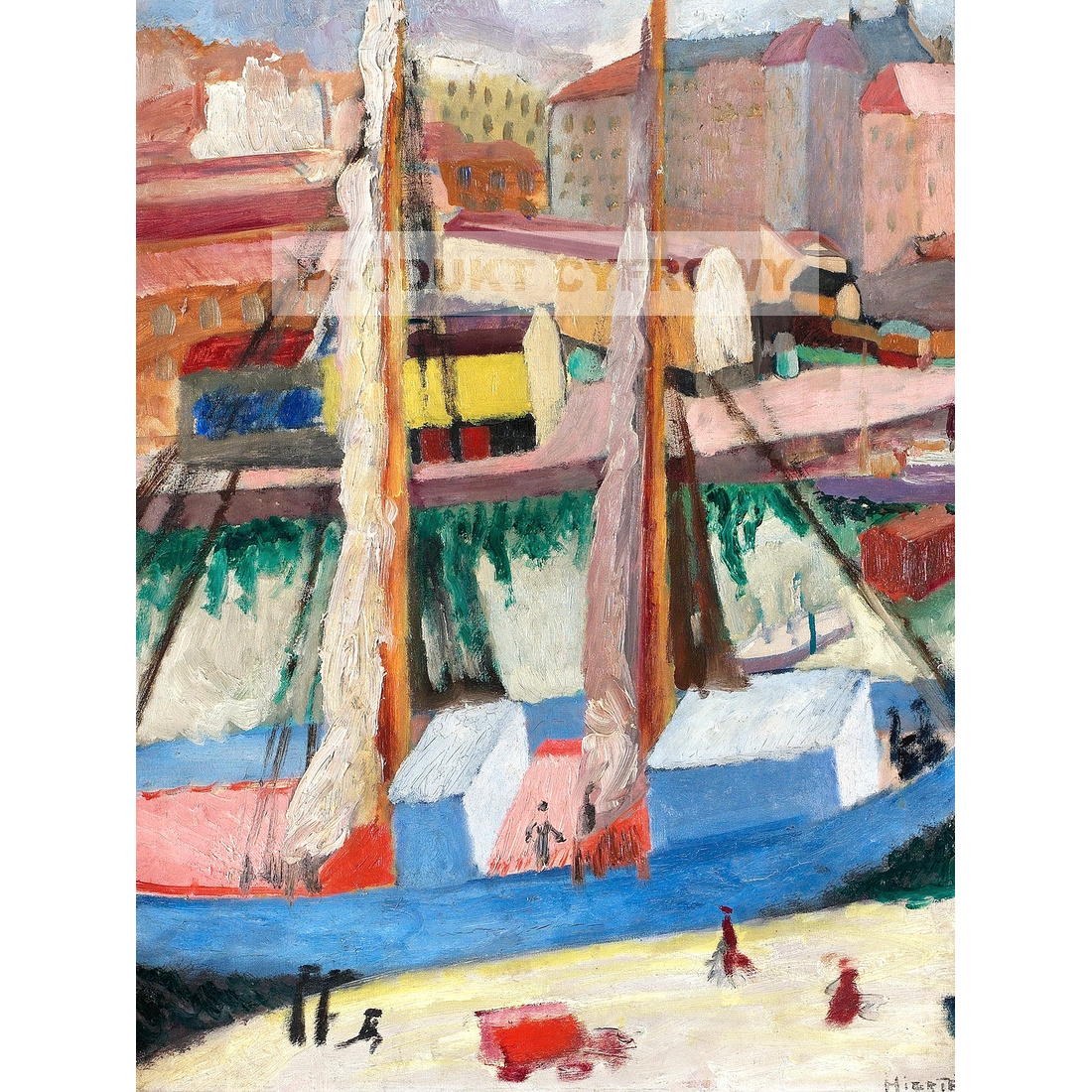 Sigrid Hjerten Niebieski statek — produkt cyfrowy do pobrania