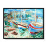 Sigrid Hjerten Łodzie rybackie Collioure 30×40 w RAMIE