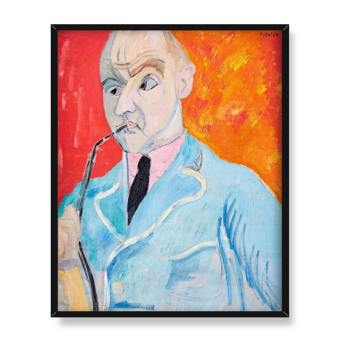 Sigrid Hjerten Palacz fajki 40x50 w RAMIE