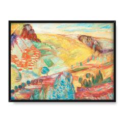 Sigrid Hjerten Pejzaż Owernia 30×40 w RAMIE