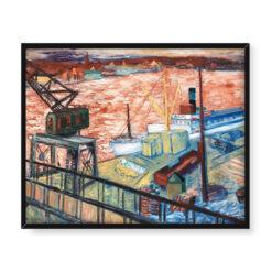 Sigrid Hjerten Pod wieczór 50×40