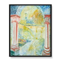 Sigrid Hjerten Portal klasztorny 40×50