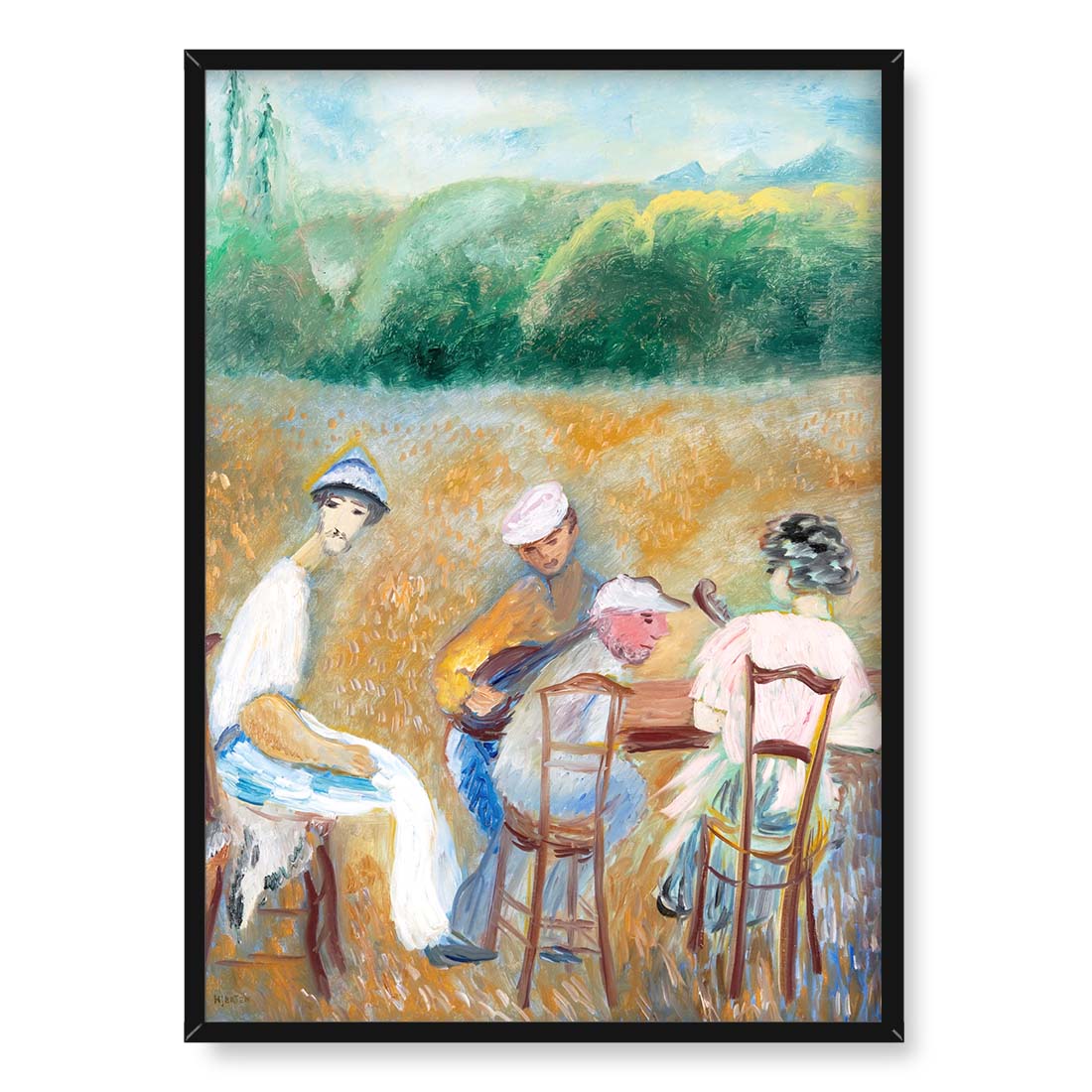 Sigrid Hjerten Przy stole 50x70