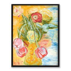 Sigrid Hjerten Róże i bzy 30×40