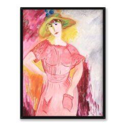 Sigrid Hjerten Różowa dziewczynka 30×40