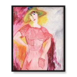 Sigrid Hjerten Różowa dziewczynka 40×50