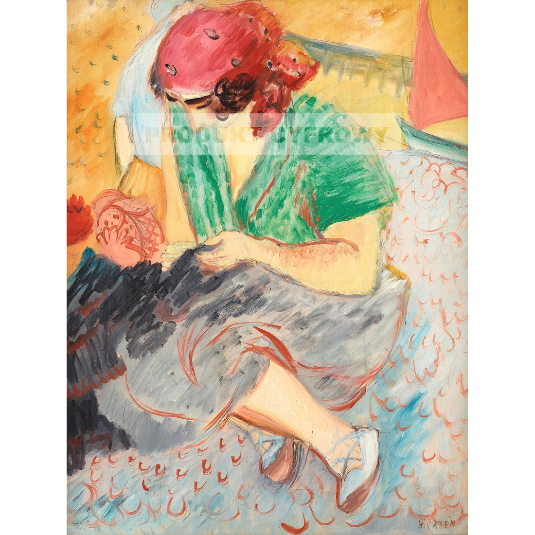 Sigrid Hjerten Szycie na plaży — produkt cyfrowy do pobrania