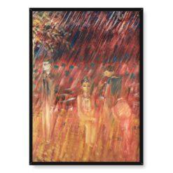 Sigrid Hjerten Trzej młodzieńcy 50×70