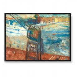 Sigrid Hjerten Widok na Skeppsbron 70×50