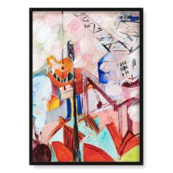 Sigrid Hjerten Widok portu 50×70