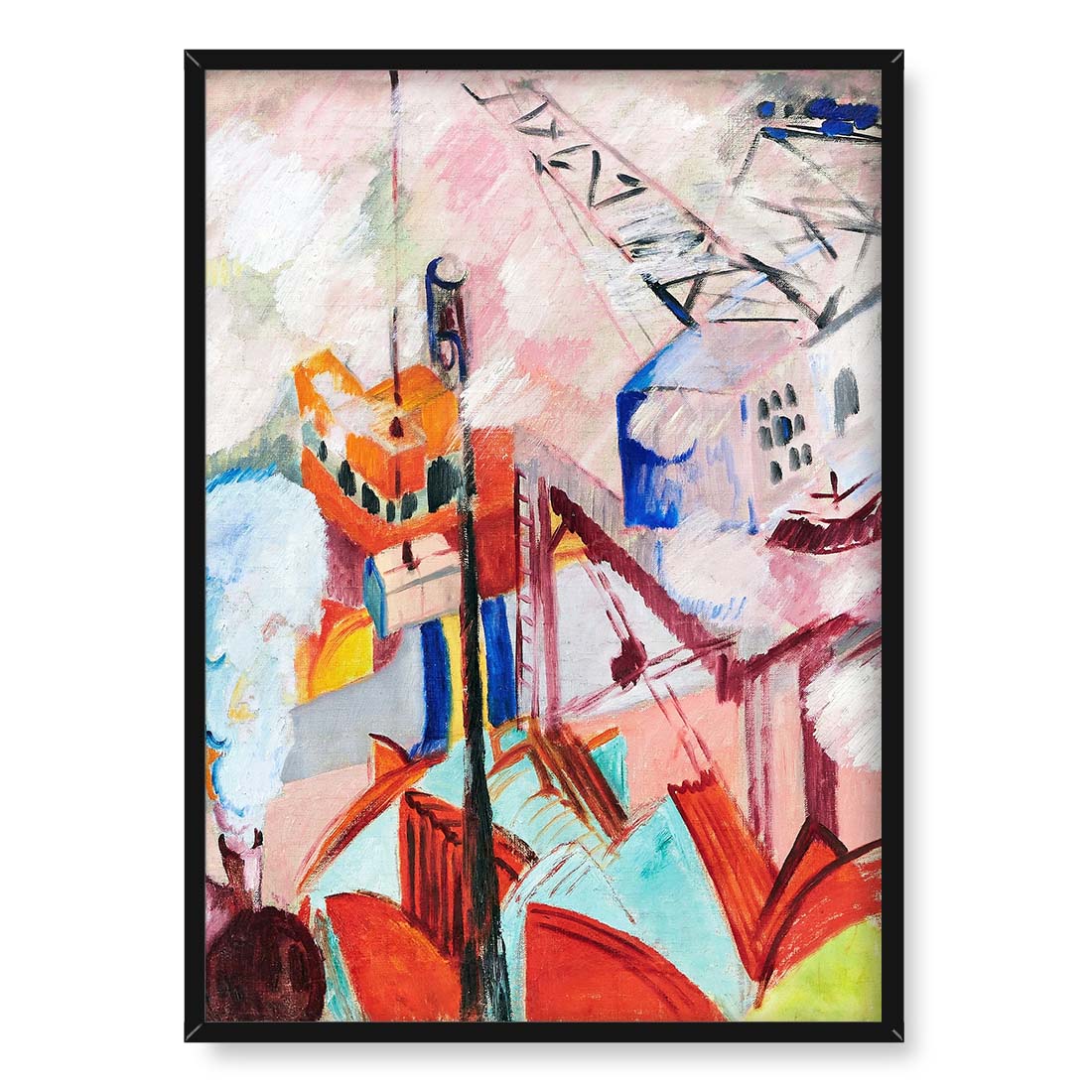 Sigrid Hjerten Widok portu 50x70