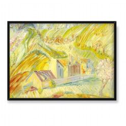 Sigrid Hjerten Wiosna w Bievres 70×50