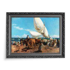 Sorolla y Bastida Powrót z połowów 70×50