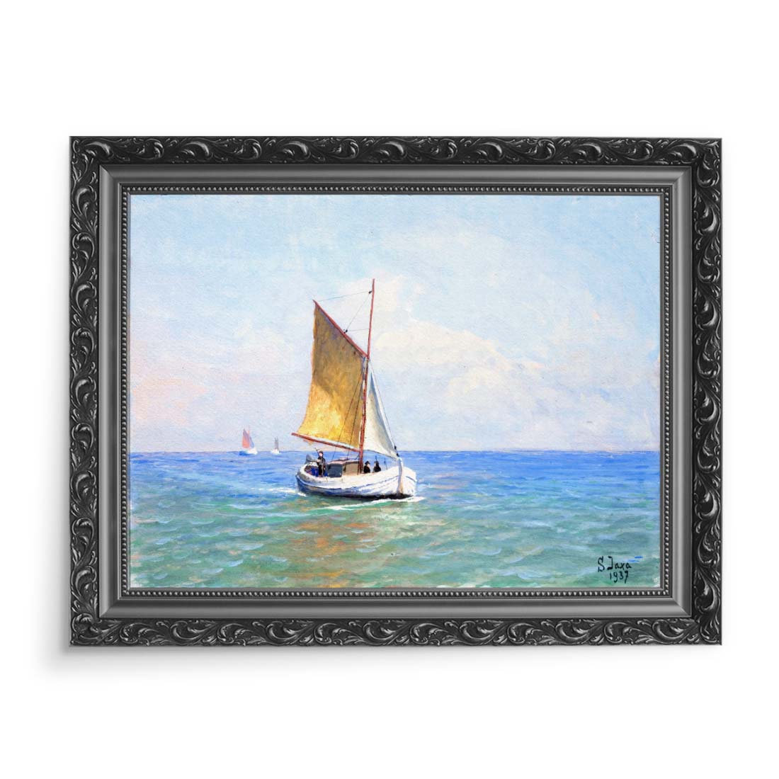 Soter Jaxa Małachowski Powrót z połowu 70x50