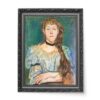 Stanisław Ignacy Witkiewicz Portret Kobiety wydruk na płótnie 50×70 Stanisław Ignacy Witkiewicz Portret Kobiety wydruk na płótnie 50×70