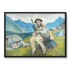 Stanisław Kamocki Dudziarz podhalański Stanisław Budz-Lepsiok Mróz 70×50