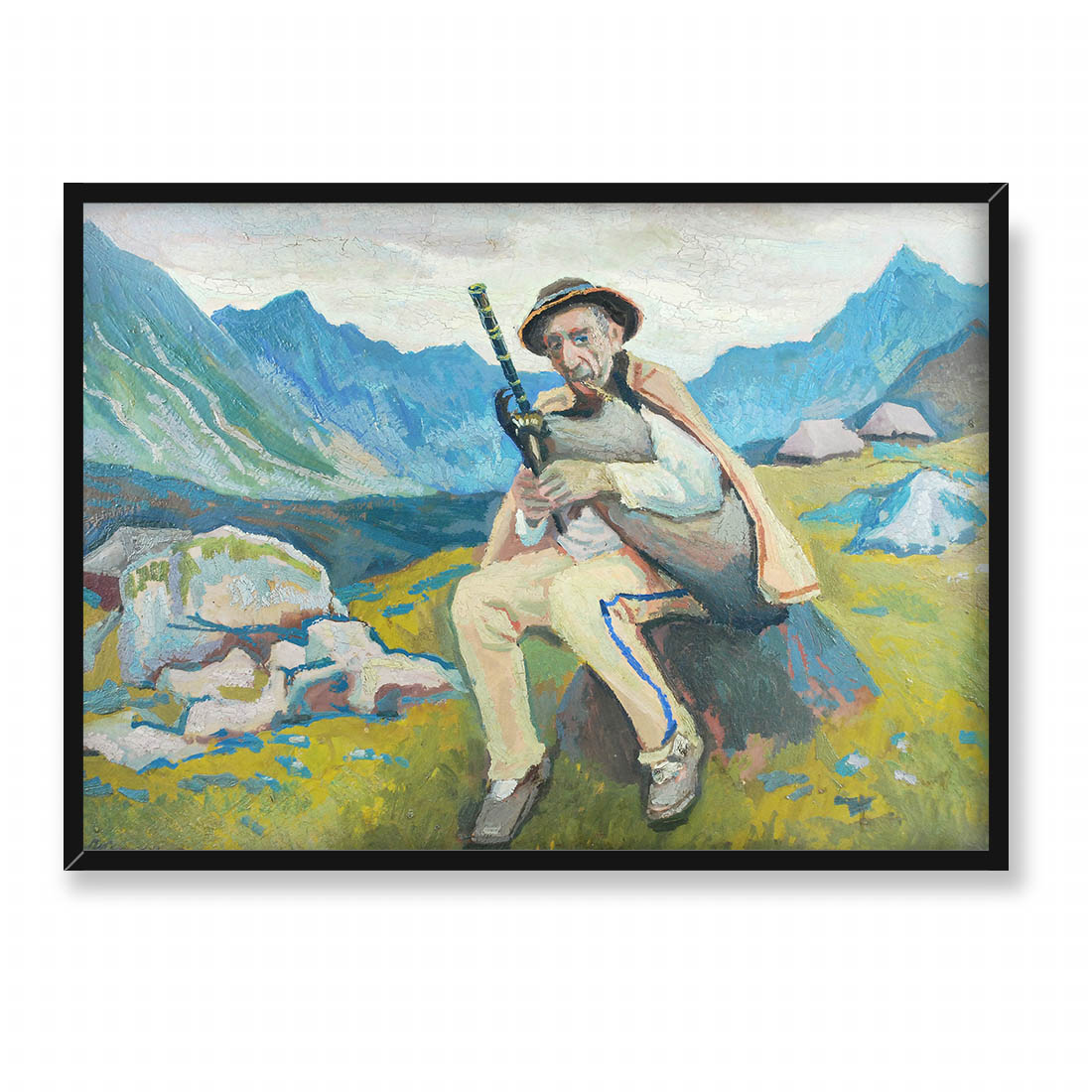 Stanisław Kamocki Dudziarz podhalański Stanisław Budz-Lepsiok Mróz 70x50