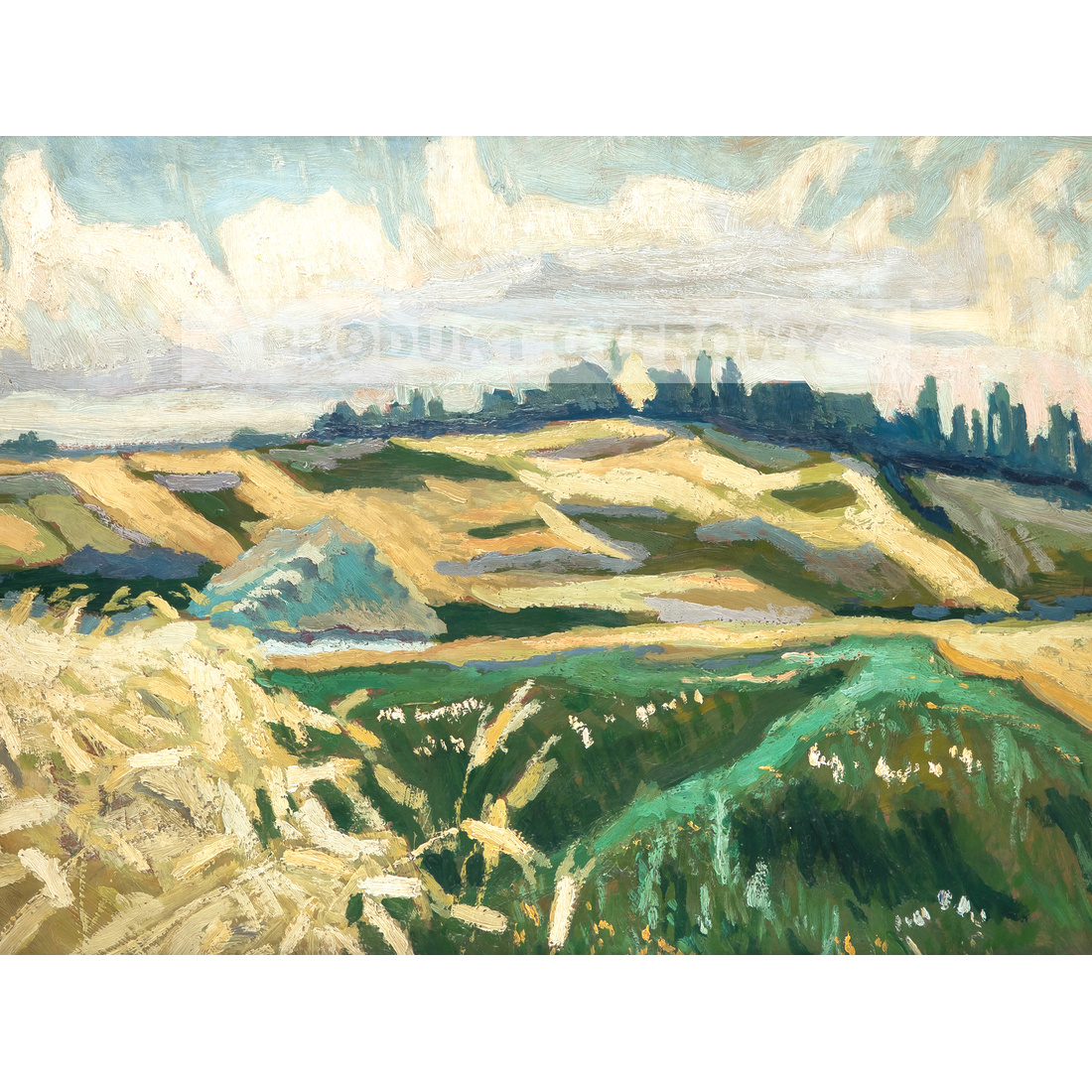 Stanisław Kamocki Pejzaż letni — produkt cyfrowy do pobrania