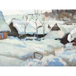 Stanisław Kamocki Pejzaż zimowy 2 — produkt cyfrowy do pobrania