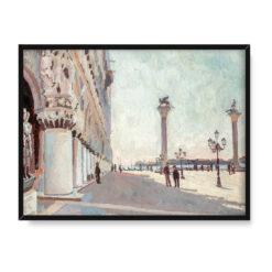 Stanisław Kamocki Plac św Marka w Wenecji 30×40