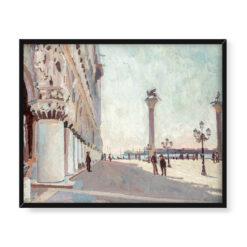 Stanisław Kamocki Plac św Marka w Wenecji 50×40