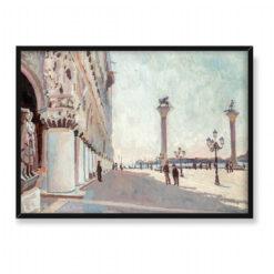 Stanisław Kamocki Plac św Marka w Wenecji 70×50