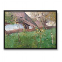 Stanisław Kamocki Przy chacie 70×50